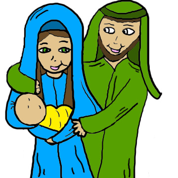 Free Christmas "Nativity Sundy School Lessons" for kids by Church House Collection